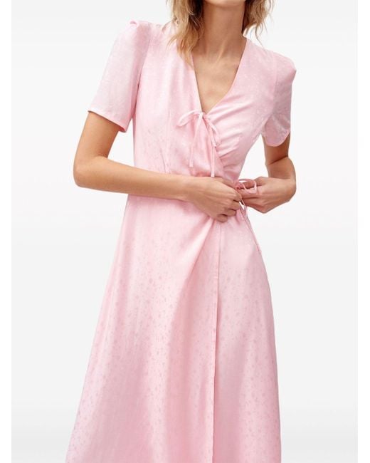 Sleeper Pink Lola Midi Dress