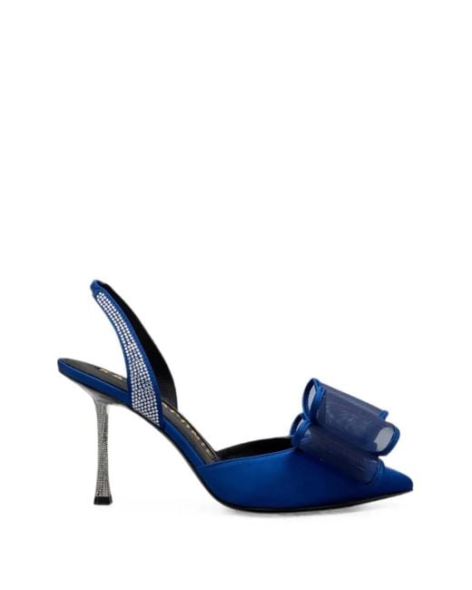 Kat Maconie Blue Sandales Paola À Nœud