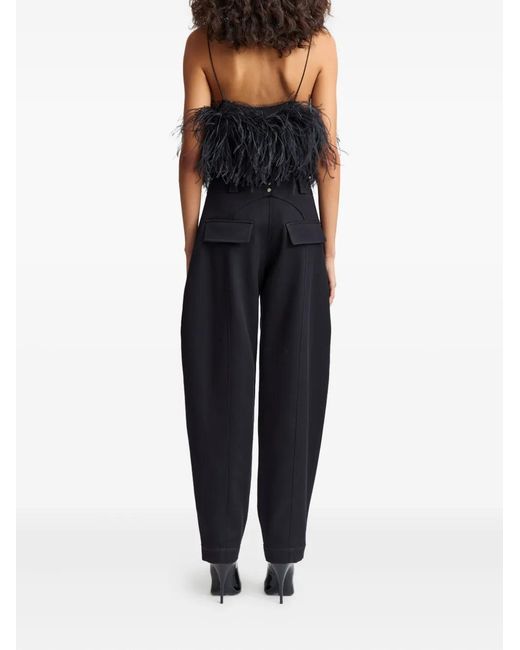 16Arlington Black Lace Feather Poppy Top