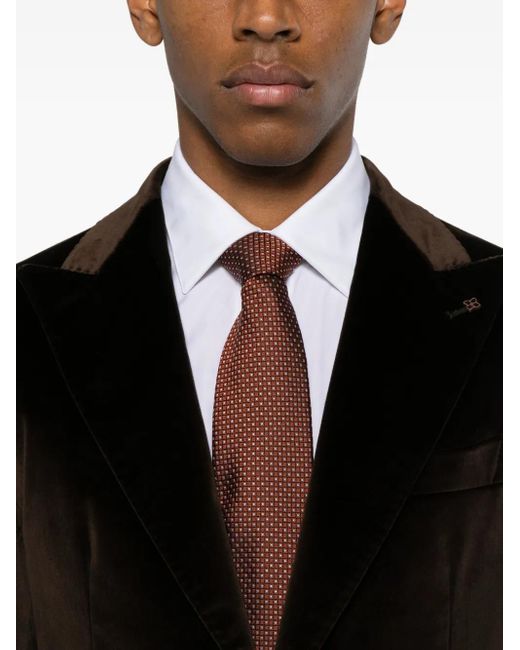 Tagliatore Black Velvet Jacket for men