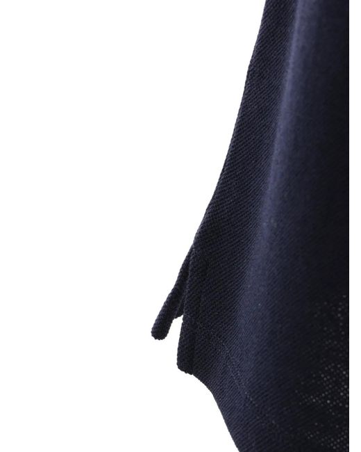 Miu Miu Blue Logo-Embroidered Shorts