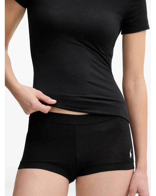 Polo Ralph Lauren Black Logo T-Shirt Nightwear
