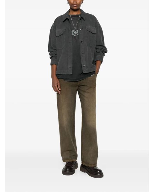 TRUE AVENUE Gray Button-Front Jacket