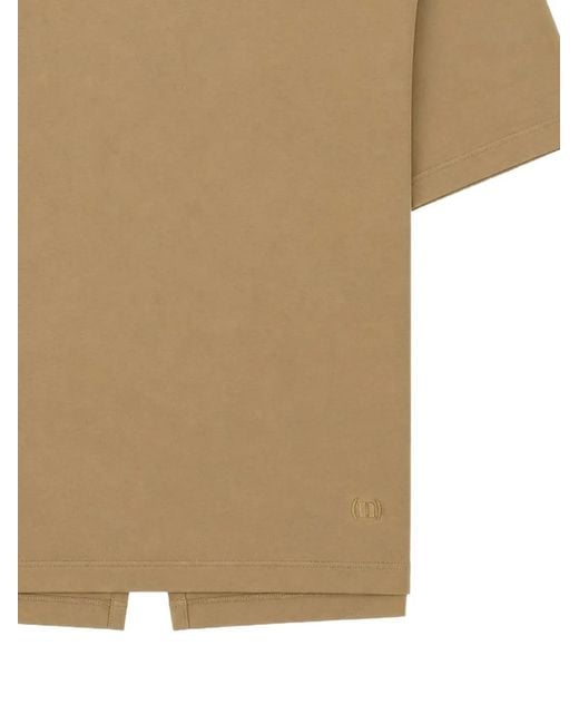 Nude Natural Split-Hem T-Shirt