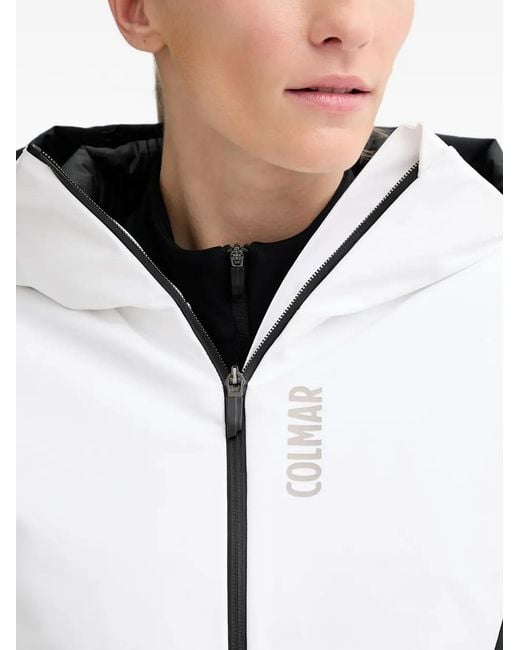 Colmar パネル フーデッド スキージャケット White