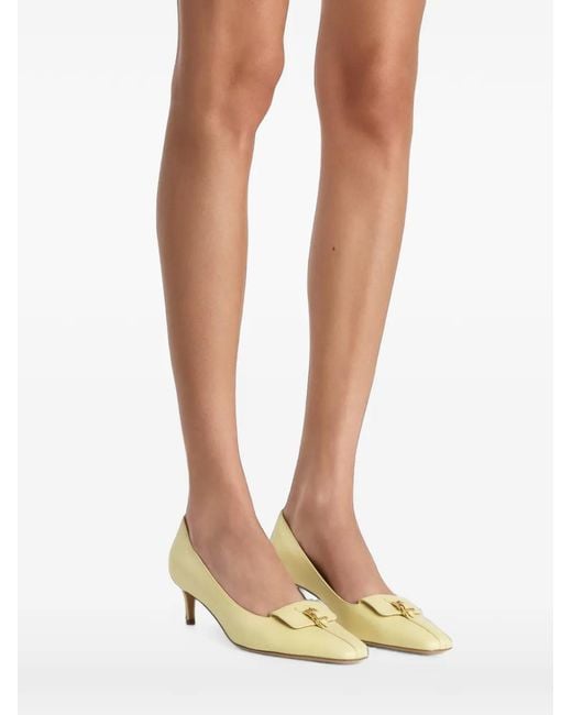 Khaite Metallic Celia Pocke Buckle Pumps