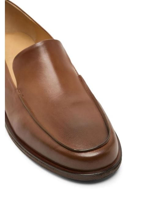 Marsèll Brown Mocasso Leather Loafers for men