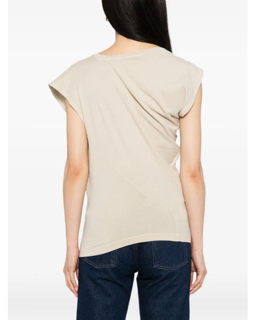 Camiseta Beth Agolde de color Natural