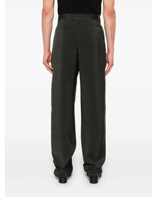 Saint Laurent Black Polka-Dot Trousers for men