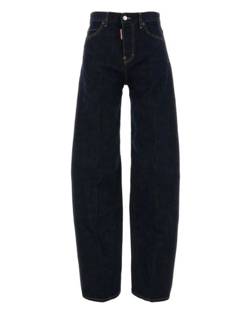 Jean À Coupe Ample DSquared² en coloris Blue