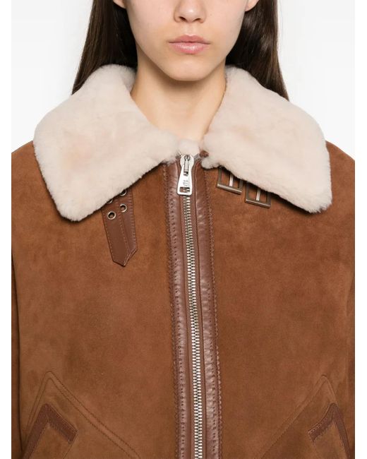 Ermanno Scervino Brown Suede Jacket