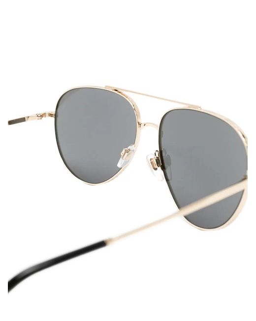 Burberry Gray Pilot-Frame Sunglasses