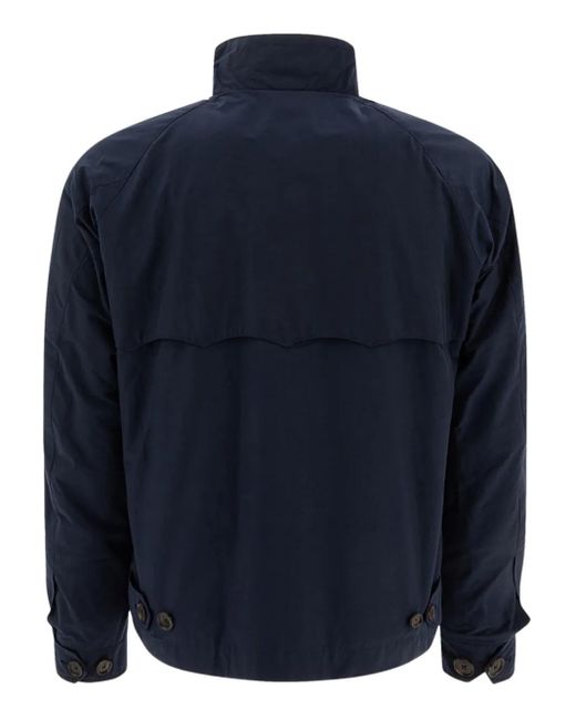 Baracuta Blue Zip-Fastening Jacket for men