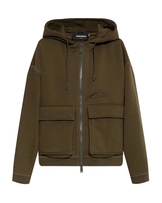 DSquared² ロゴ パーカー Green