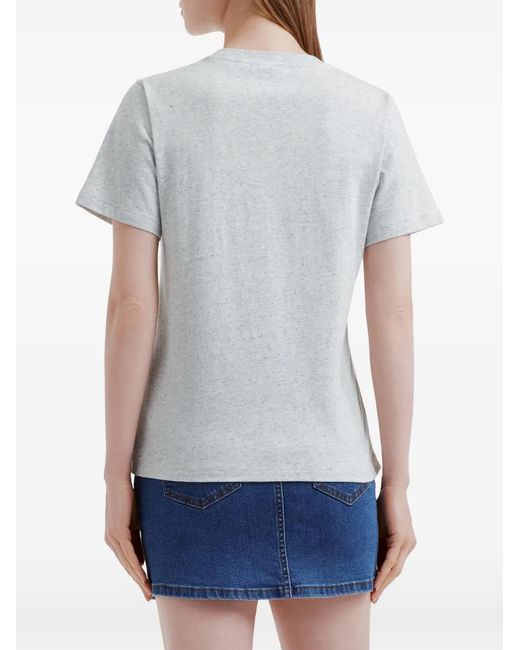 Chocoolate Gray T-Shirt À Logo Imprimé