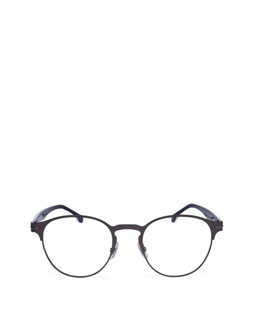 Carrera Gray Round-Frame Glasses for men