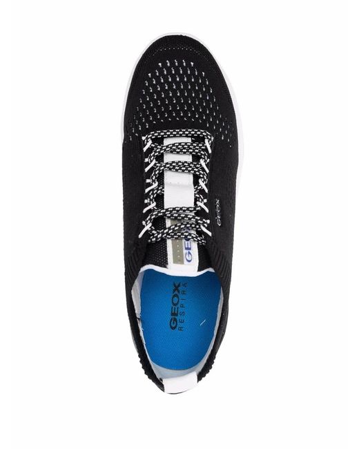 Geox Black Spherica Sneakers