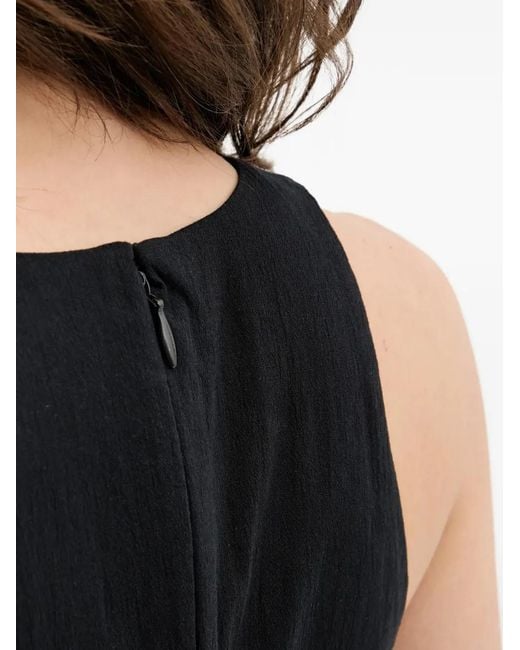 Abercrombie & Fitch Black A-Line Halterneck Midi Dress