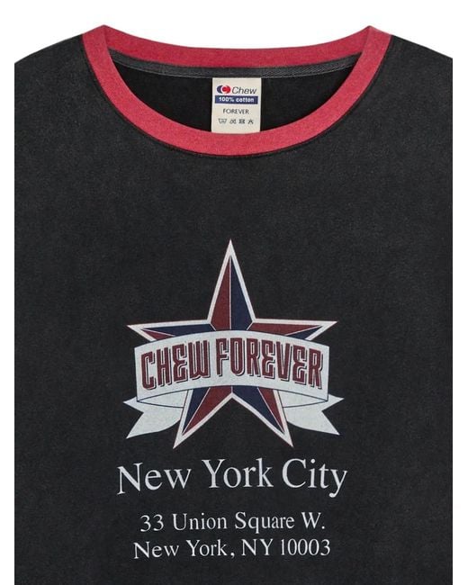 Chew Forever Long-sleeve T-shirt in Black for Men | Lyst