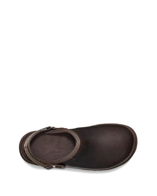 Ugg Brown Flache Pumps Mit Riemen