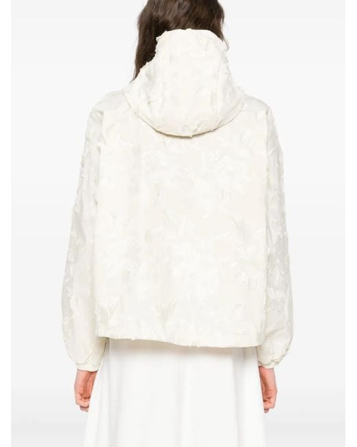 Moncler White Charmeil Jacket