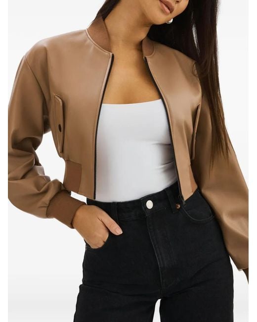 Lamarque Natural Evelin Cropped Jacket