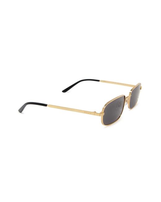 Gucci Gray Rectangle-Frame Sunglasses for men