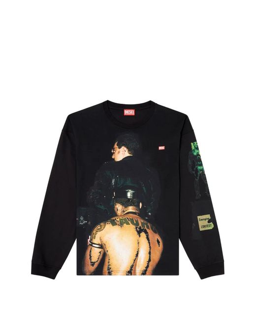 DIESEL Blue X Tom Of Finland Foundation Pr-T-Boxt-Tom T-Shirt
