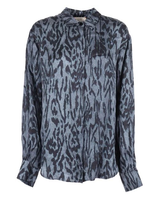 Forte_forte Blue Pattern Shirt