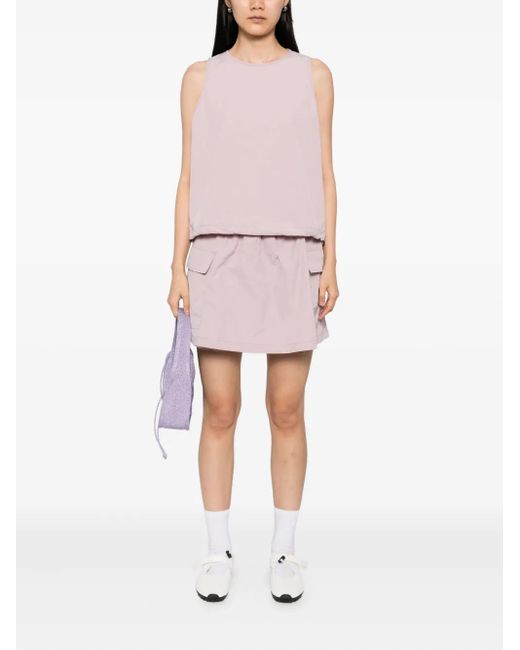 B+ AB Pink Sleeveless Top And Skorts Set