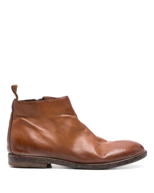Moma Brown Distressed Boots