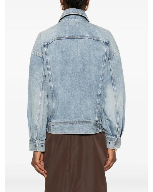 Saint Laurent Blue Organic Cotton Denim Jacket