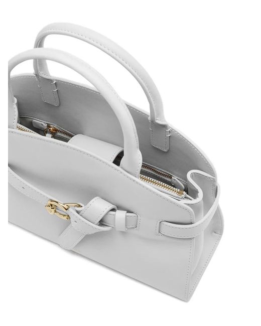 Coccinelle White Kleine Sabine Tote Bag