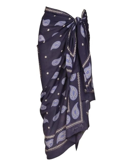 Johanna Ortiz Blue Vibrant Horizons Sarong