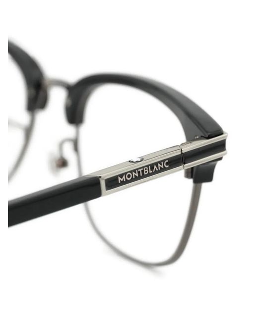 Montblanc White Rectangle-Frame Glasses for men