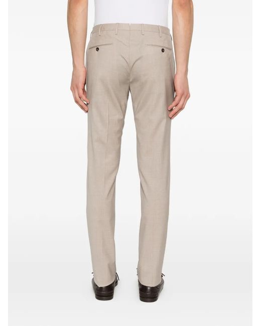 Incotex White Buttoned Trousers for men