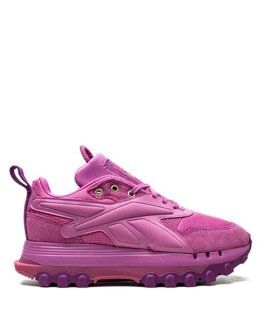 Reebok Purple Classic Leather V2 "Cardi B" Sneakers