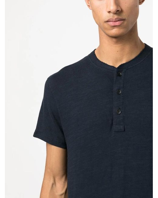 Rag & Bone Blue V-Neck Short-Sleeve T-Shirt for men