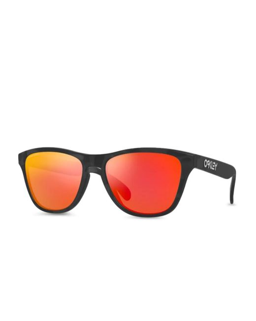 メンズ Oakley Frogskins サングラス Red