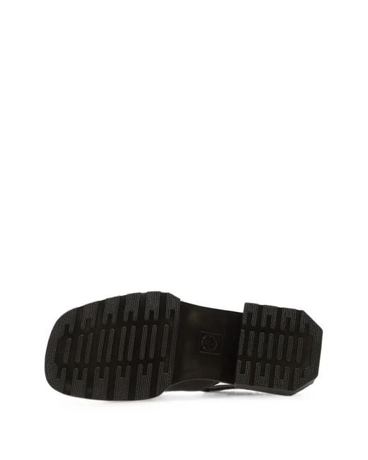 Dr. Martens Black Maybole Buckle-Fastening Sandals