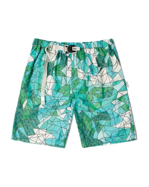 Advisory Board Crystals Stained Glass Shorts in het Blue voor heren