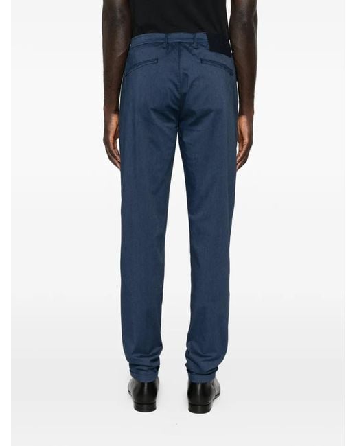 Sartoria Tramarossa Blue Luis Trousers for men