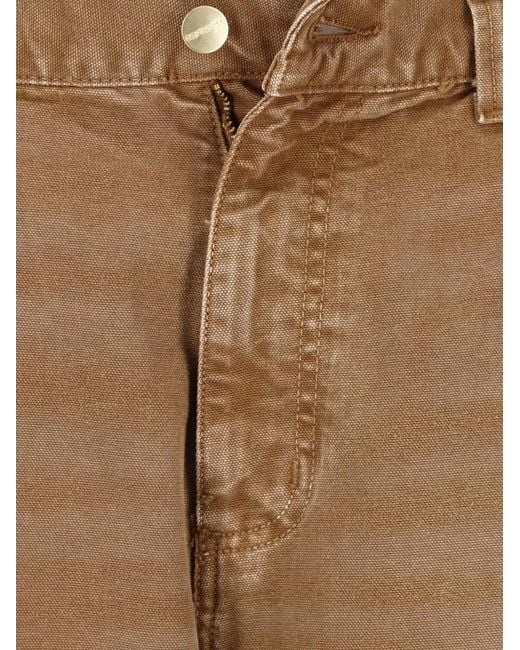 Carhartt Natural Double-Knee Panelled Jeans for men