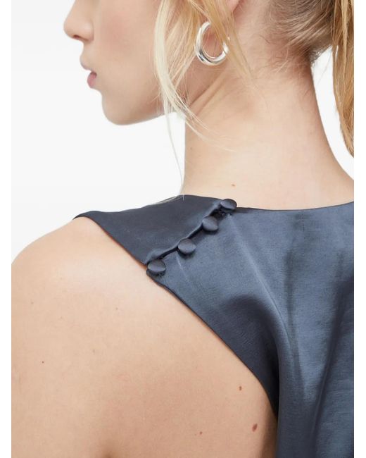 Samsøe & Samsøe Blue Ellie Racer-Back Top