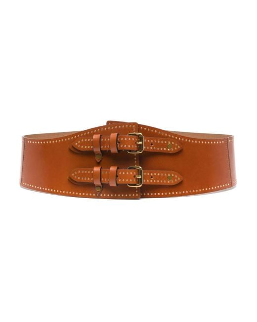 Isabel Marant Brown Riccia Leather Belt