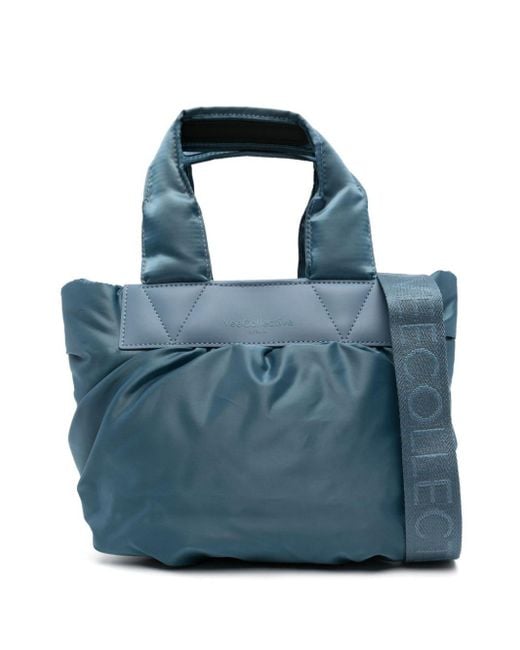 Mini sac cabas Caba VEE COLLECTIVE en coloris Blue