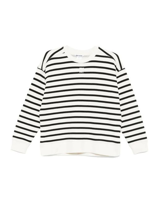 DKNY ストライプ スウェットシャツ White