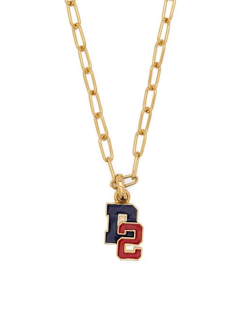 DSquared² Metallic D2 College Necklace for men