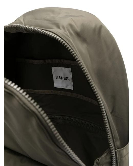 Aspesi Black Water-Repellent Backpack
