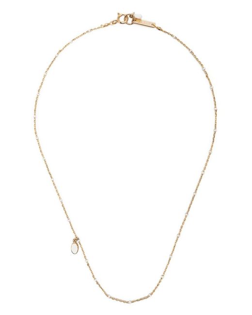 Isabel Marant Casablanca Beaded Necklace in White | Lyst